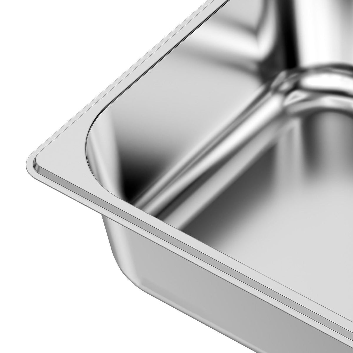6 Pack Stainless Steam Hotel Pans, 1/2 Size Table Steam Pan, 4 Inch Deep Anti Jam Restaurant Supplies Reusable Rustproof Catering Storage for Home, Party, Restaurant, Hotel, Buffet