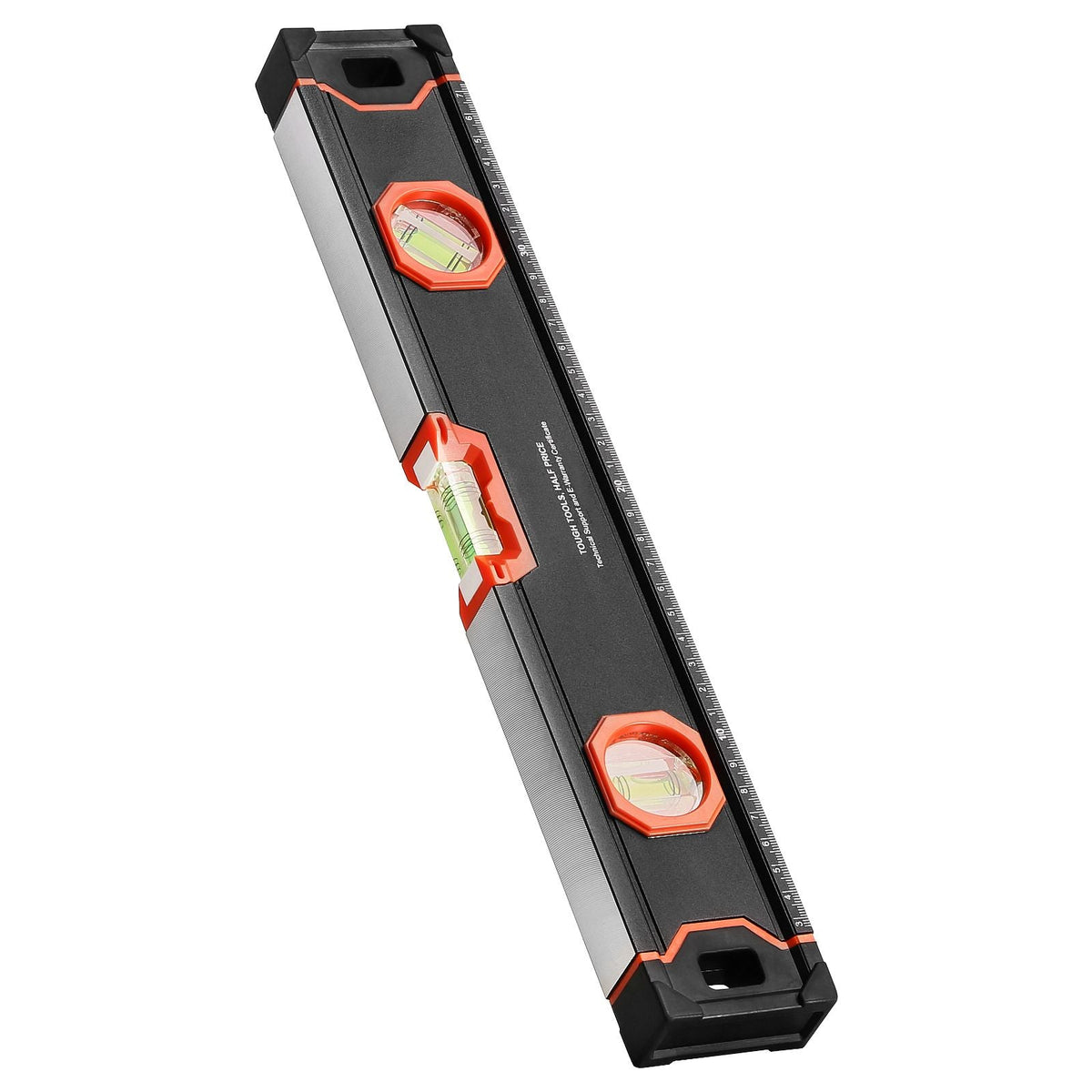 6-Piece Torpedo Level, 78/48/32/24/16/10 Inch Box Levels Set, Bubble Vials Ruler for 45/90/180 Degree, Shock-Proof Aluminum Alloy Magnetic Leveler Tool, SAE/Metric Scale(Only 10-inch has magnet)