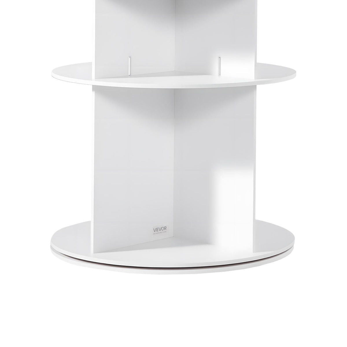 6 Tiers Rotating Shoe Rack Tower, 360° Spinning Shoe Rack, Revolving Storage Round Carousel Display, Freestanding Lazy Susan Organizer Display for Bedroom, Living Room, Entryway, Closet, White