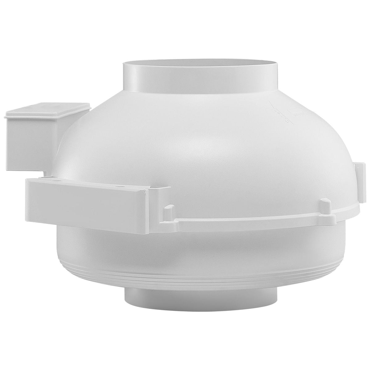 6 to 4.5 inch Radon Fan Installation Kit, Quiet 380CFM Radon Mitigation Fan System Kit with 2 Couplers, Pressure Indicator, Waterproof Inline Duct Fan Exhaust Fan for Indoor Outdoor Ventilation