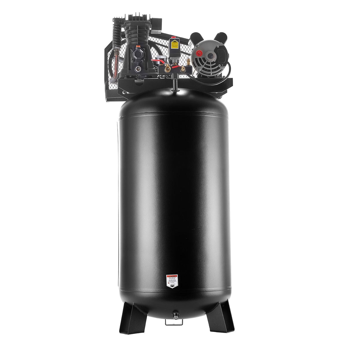 60 Gallons Heavy-Duty Air Compressor, 3.7HP 8 SCFM at 90PSI Air Compressors Max 155PSI Pressure, Oil-Lubricated Compressor Tank for Industrial Manufacturing, Large Workshops (230V 60Hz, No-Plug)