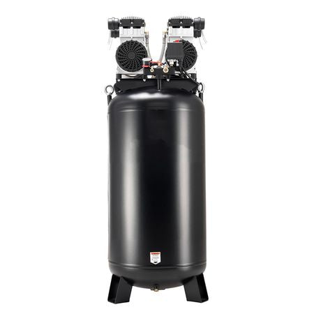 60 Gallons Heavy-Duty Air Compressor, 4HP 10SCFM at 90PSI Air Compressors with Max 125PSI Pressure, Oil-Free Compressor Tank for Industrial Manufacturing, Large Workshops (230V 60Hz, No-Plug)
