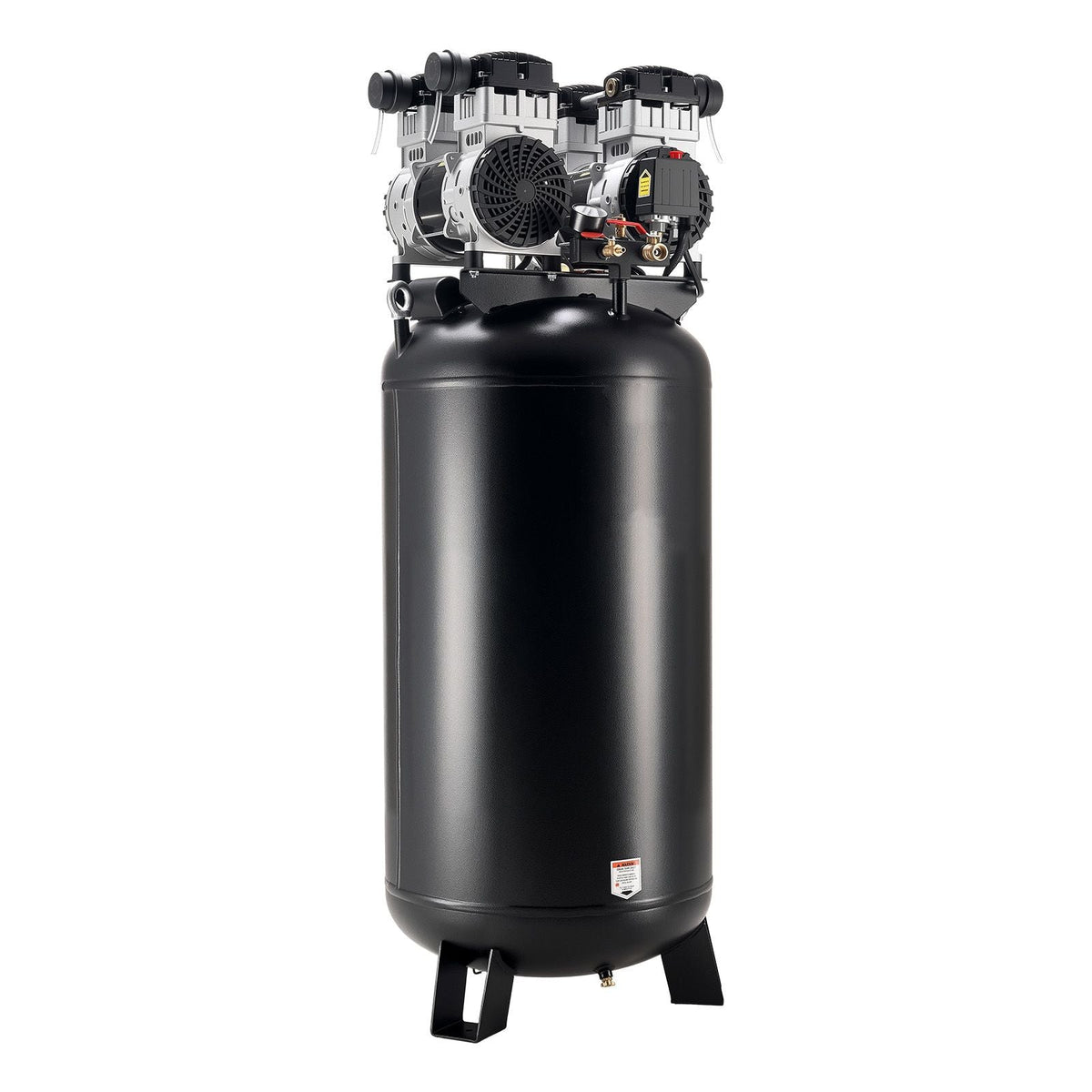 60 Gallons Heavy-Duty Air Compressor, 4HP 10SCFM at 90PSI Air Compressors with Max 125PSI Pressure, Oil-Free Compressor Tank for Industrial Manufacturing, Large Workshops (230V 60Hz, No-Plug)