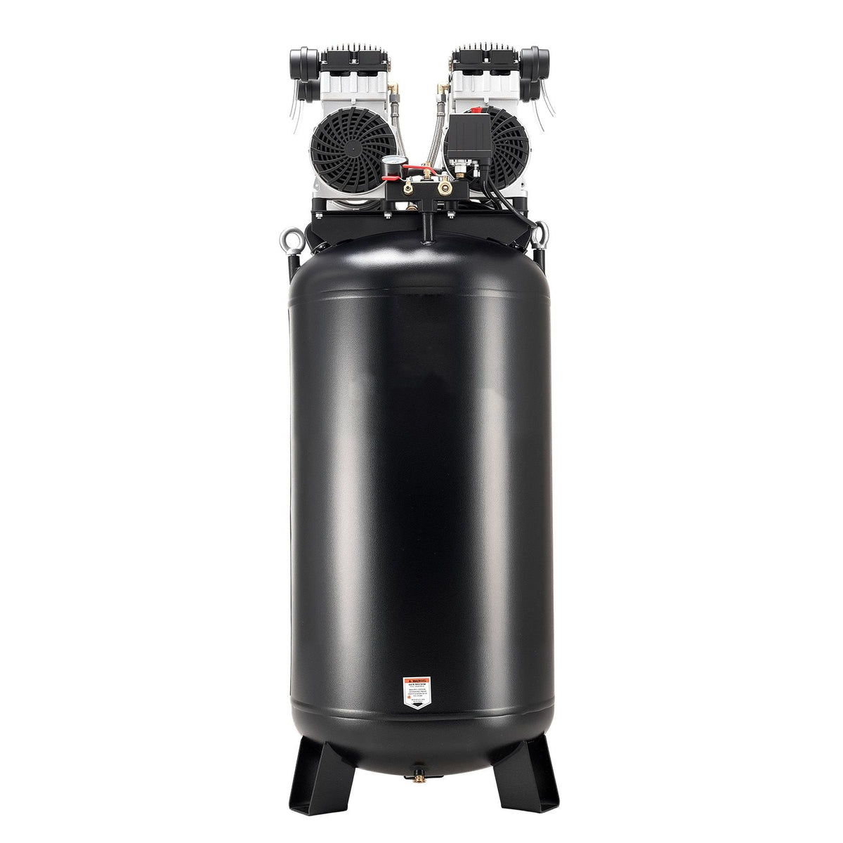 60 Gallons Heavy-Duty Air Compressor, 4HP 10SCFM at 90PSI Air Compressors with Max 125PSI Pressure, Oil-Free Compressor Tank for Industrial Manufacturing, Large Workshops (230V 60Hz, No-Plug)