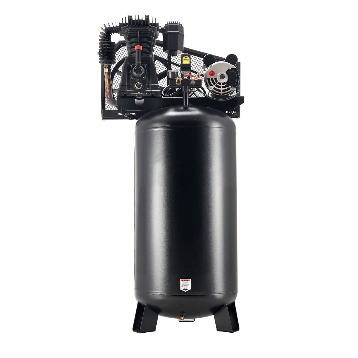 60 Gallons Heavy-Duty Air Compressor, 5HP 12 SCFM at 90PSI Air Compressors Max 145PSI Pressure, Oil-Lubricated Compressor Tank for Industrial Manufacturing, Large Workshops (230V 60Hz, No-Plug)