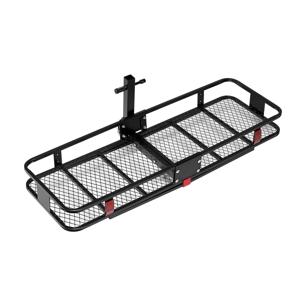 60" x 20" x 6", Hitch Cargo Carrier, 500 lbs Capacity Hitch Cargo Carrier with Cargo Net & Waterproof Cargo Bag, Folding Hitch Mount Cargo Carrier with Hitch Lock for 2" Receiver, Fit for SUVs
