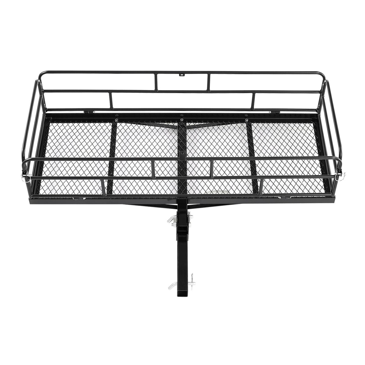 60" x 24" x 14", Hitch Cargo Carrier, 500 lbs Capacity Hitch Cargo Carrier with Cargo Net & Waterproof Cargo Bag, Folding Hitch Mount Cargo Carrier with Reflective Reminder, Fit for SUVs