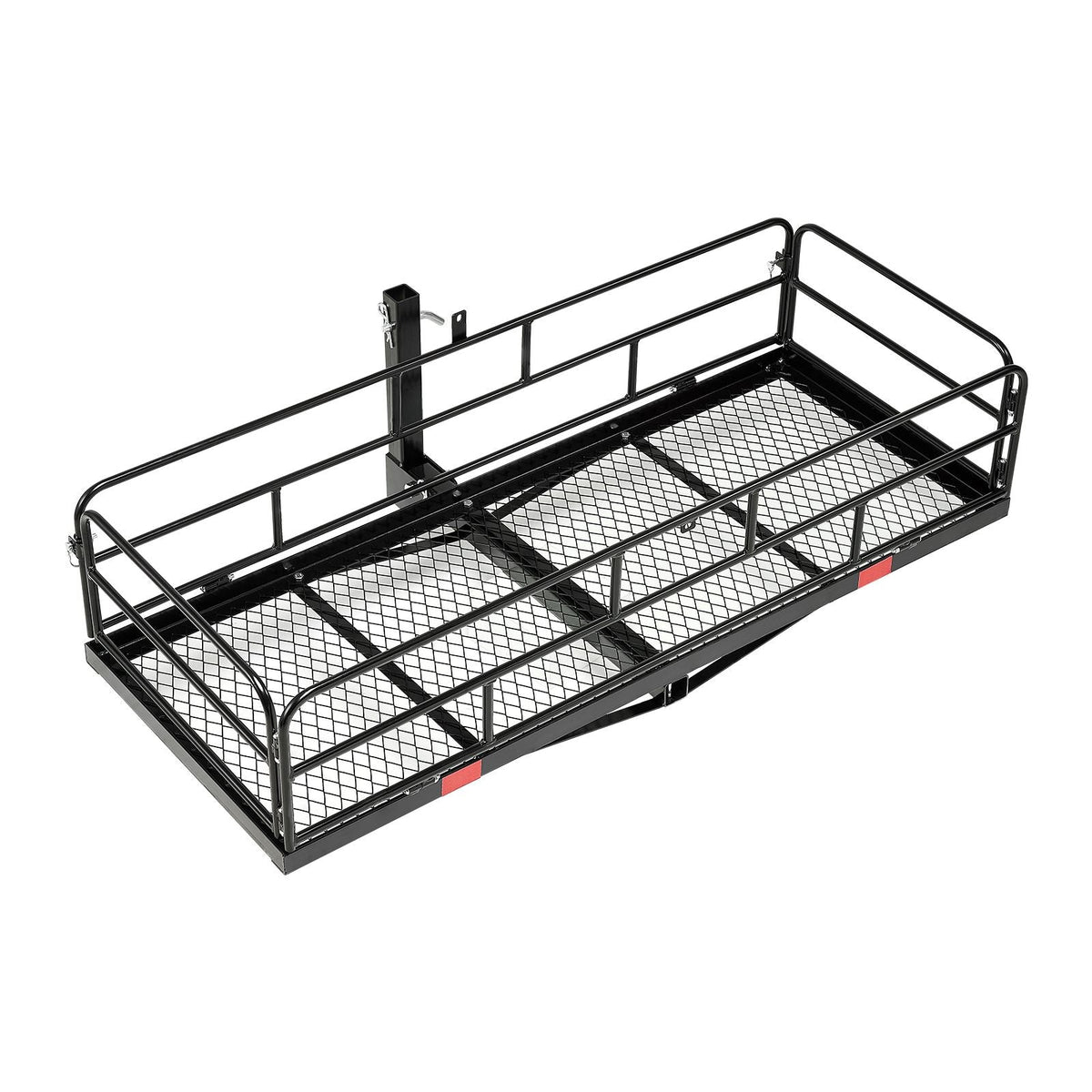 60" x 24" x 14", Hitch Cargo Carrier, 500 lbs Capacity Hitch Cargo Carrier with Cargo Net & Waterproof Cargo Bag, Folding Hitch Mount Cargo Carrier with Reflective Reminder, Fit for SUVs
