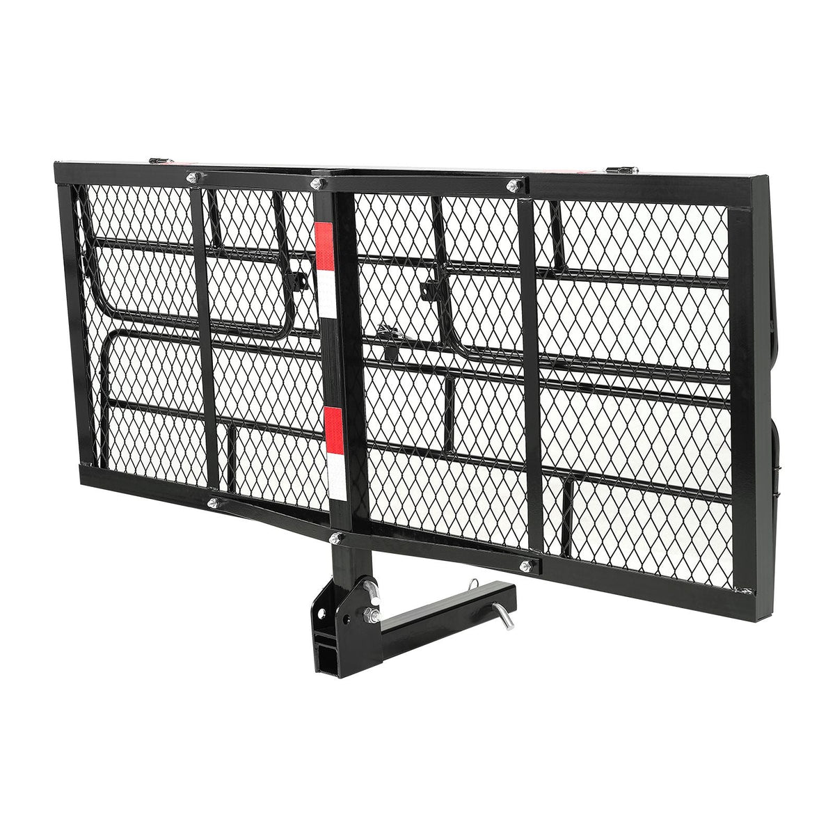 60" x 24" x 14", Hitch Cargo Carrier, 500 lbs Capacity Hitch Cargo Carrier with Cargo Net & Waterproof Cargo Bag, Folding Hitch Mount Cargo Carrier with Reflective Reminder, Fit for SUVs