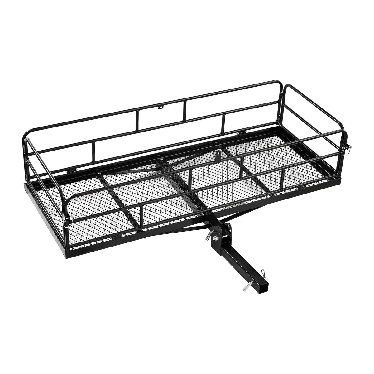 60" x 24" x 14", Hitch Cargo Carrier, 500 lbs Capacity Hitch Cargo Carrier with Cargo Net & Waterproof Cargo Bag, Folding Hitch Mount Cargo Carrier with Reflective Reminder, Fit for SUVs