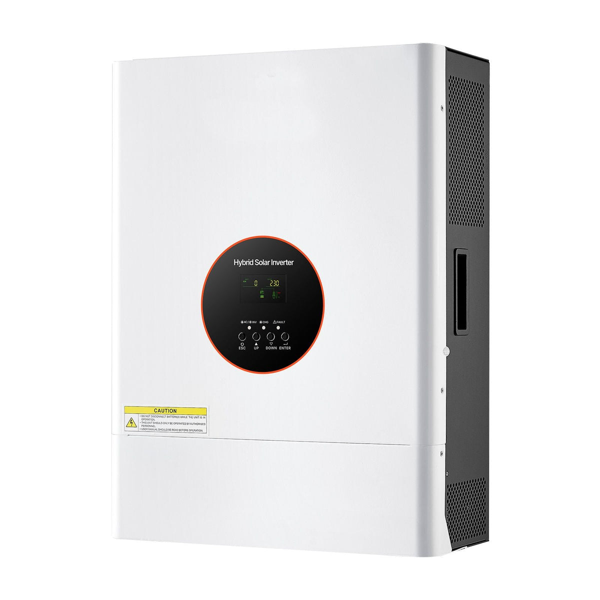 6000W 48V Hybrid Solar Inverter, 120V/240V Split Phase, Built-in 120A MPPT Solar Controller, Low Frequency Pure Sine Wave Power Inverter Charger, for Lead Acid Lithium Battery Off-Grid Systems