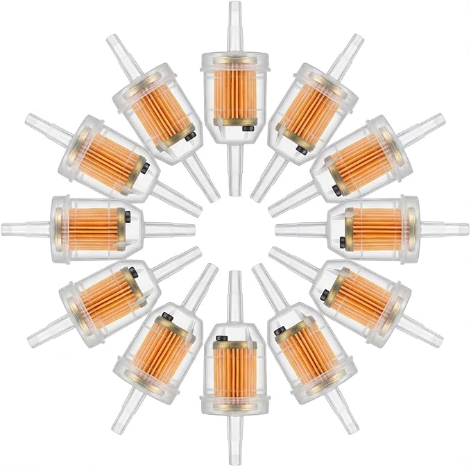 Gas Inline Fuel Filters with magnet