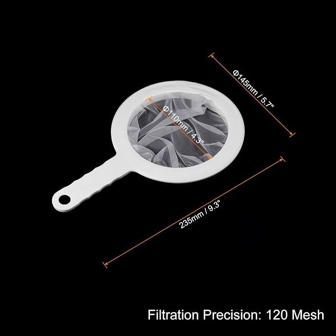 PATIKIL 9"x6" Food Filter Strainer, 120 Mesh Kitchen Mesh Filters Strainers