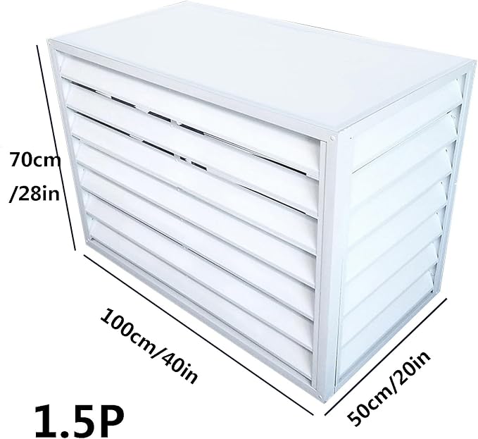 Outdoor air conditioning fence, outdoor air conditioning hidden protective cover