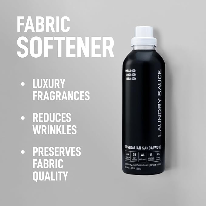 Laundry Sauce - 02 Sets of Luxury Scented Laundry Fabric Softener Bundle (Australian Sandalwood and Egyptian Rose), Premium Laundry Fabric Softener with High-End, Sophisticated Fragrances