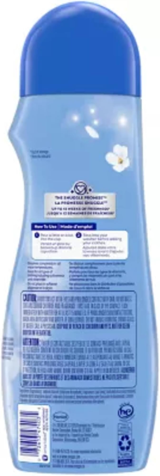 Snuggle In Wash Scent Booster, 21 Oz, Pack of 4, Blue Sparkle, Laundry Beads for Long-Lasting Freshness, Fragrance Enhancer for Clothes, Bedding & Activewear, HE Safe