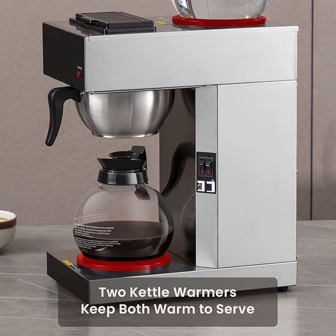 SYBO 12-Cup Commercial Pour Over Coffee Maker SF-CB-2GA