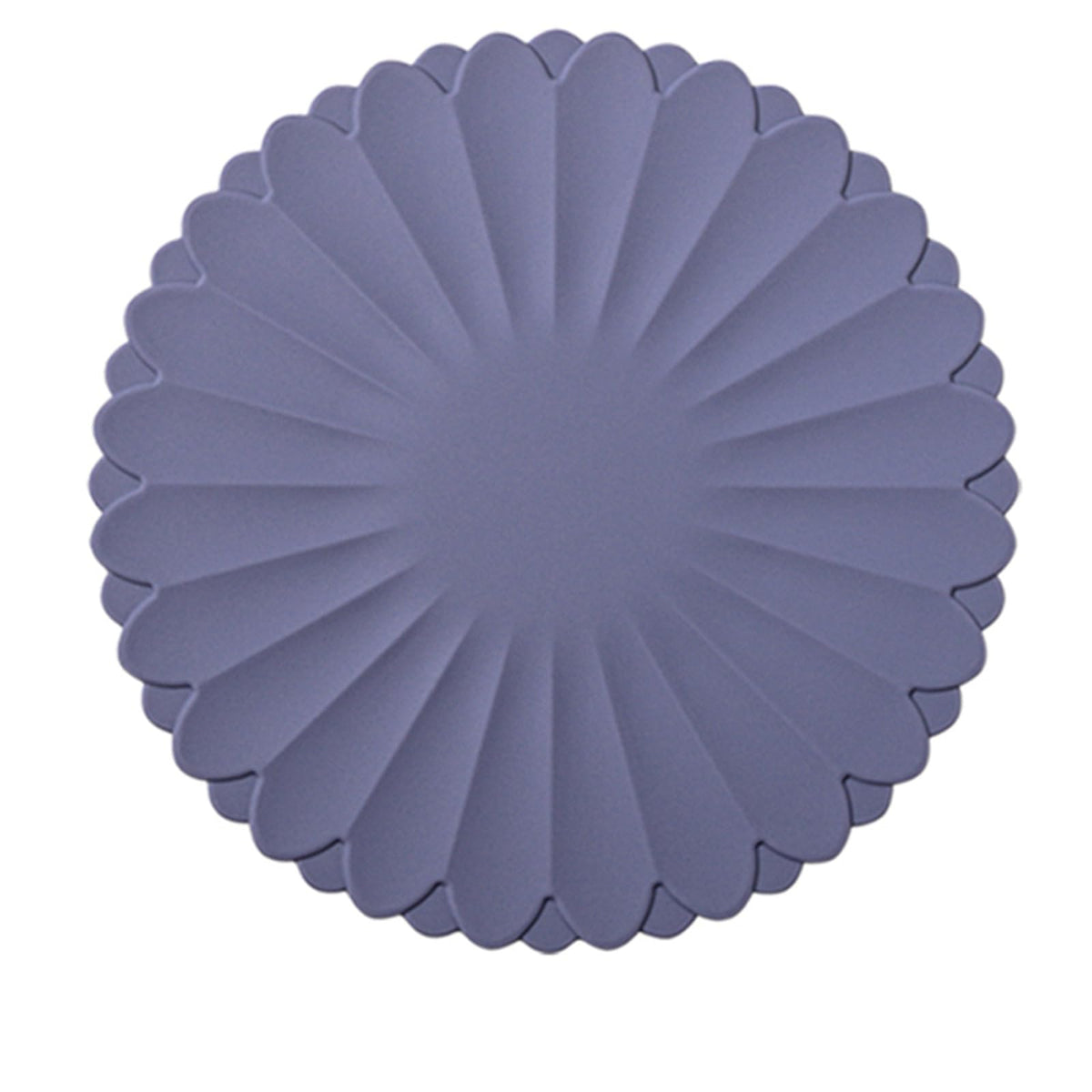 Heat-Resistant Silicone Trivet Mats, Non-Slip Hot Plate Holder for Kitchen Countertops & Dining Table, Reusable Pot Holder Pad with Secure Grip, Dishwasher Safe (Sea Sky Blue, Diameter: 18cm/7.09")