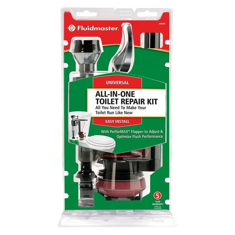 Fluidmaster 400AKR Universal All in One Toilet Repair Kit for 2-Inch Flush Valves,Easy Install,(Pack of 10)