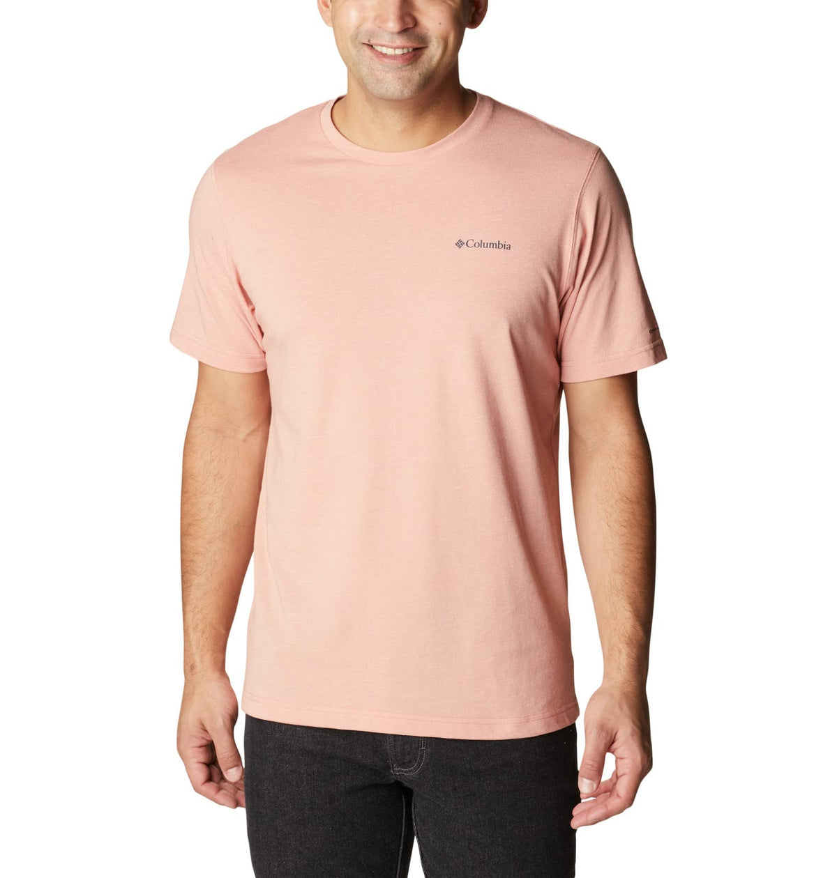 Columbia Men's Big & Tall Thistletown Hills Short Sleeve, Dark Coral Heather, X-Large B&T