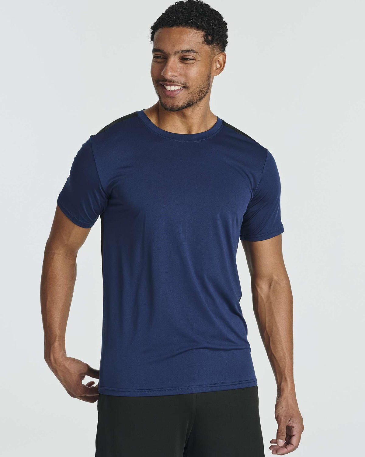 Real Essentials - Pack of 5 Men’s Active Quick Dry Fit Crew Neck T-Shirts Athletic Gym Workout Short Sleeve Tee Tops Camisas para Hombres Summer - XX-Large - Set 15