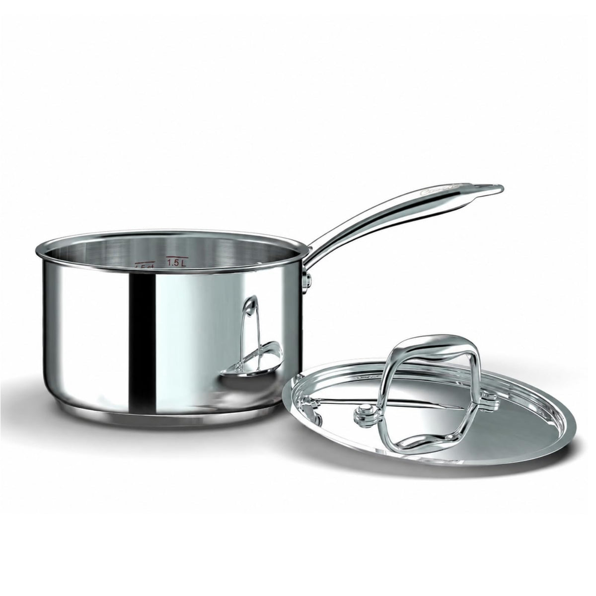 Ciwete Stock Pot 12 Quart, 18/10 Tri-Ply Stainless Steel Whole Clad Stock Pot with Lid, Seamless 12 QT Cooking Pot with Copper Handle, Healthy Stockpots, Induction, Gas, Oven and Dishwasher Safe