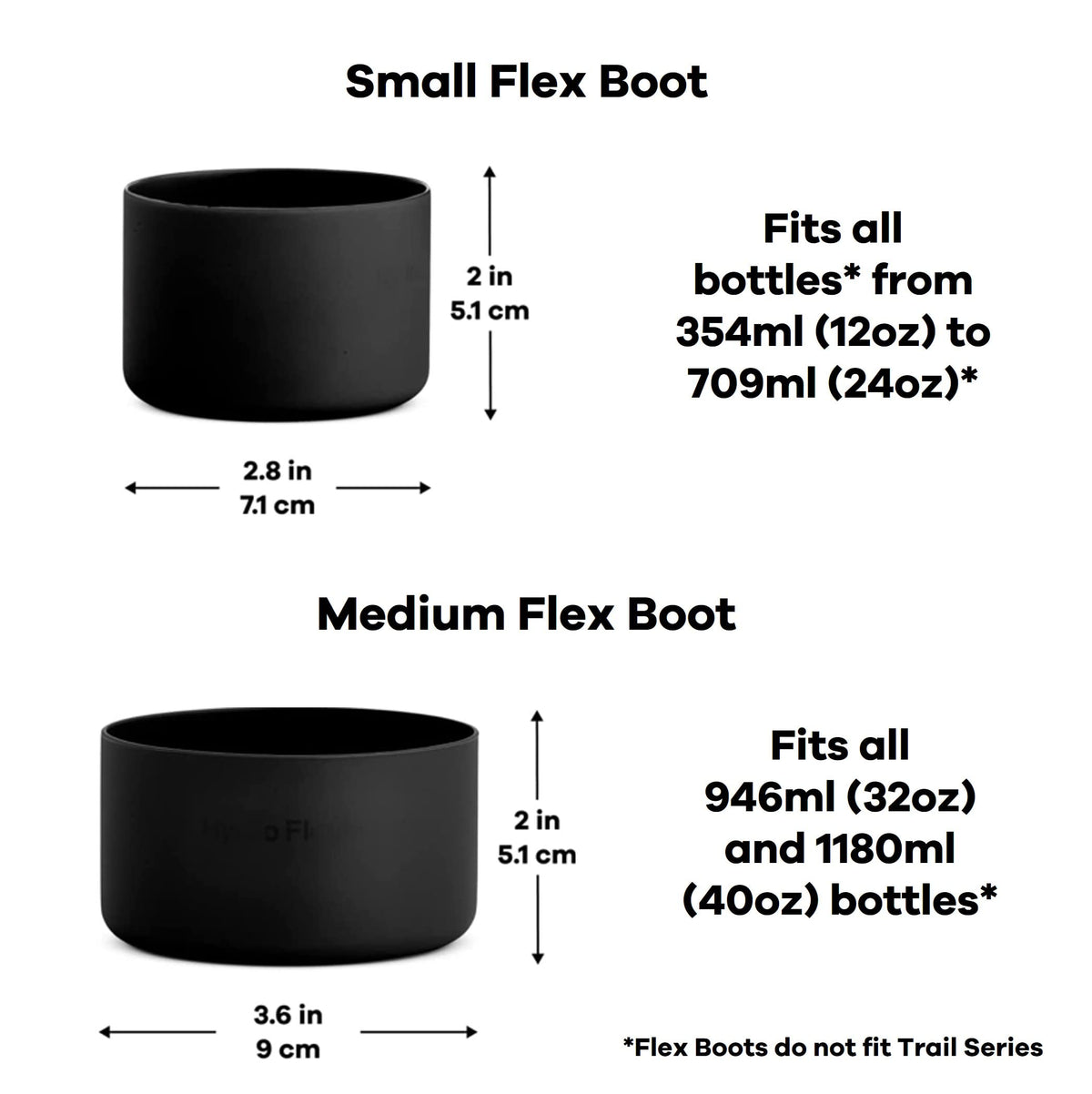 Hydro Flask Accessory Medium Silicone Water Bottle Boot Flex Boot Dew - for 32 oz and 40 oz Bottles - Dishwasher Safe, BPA-Free, Non-Toxic