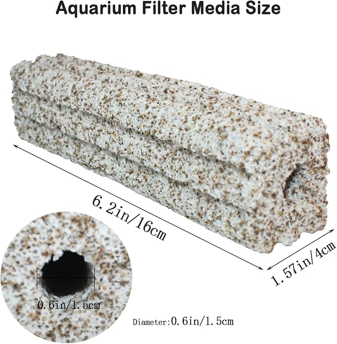 PINVNBY 6.2 Inch Large Filter Media