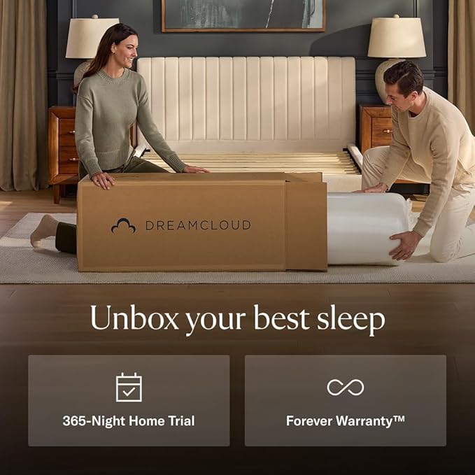 Classic 12" Queen Mattress - Luxury Hybrid Gel Memory Foam - 365 Night Trial - Fiberglass Free - Forever Warranty - Mattress in a Box - CertiPUR-US Certified
