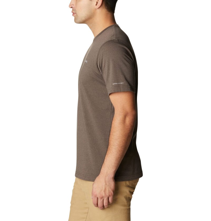 Columbia Men's Thistletown Hills Short Sleeve, Cordovan Heather, 3X Big