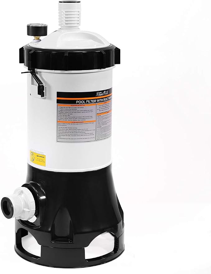XtremepowerUS Pool Cartridge Filter System w/Built-in Pump