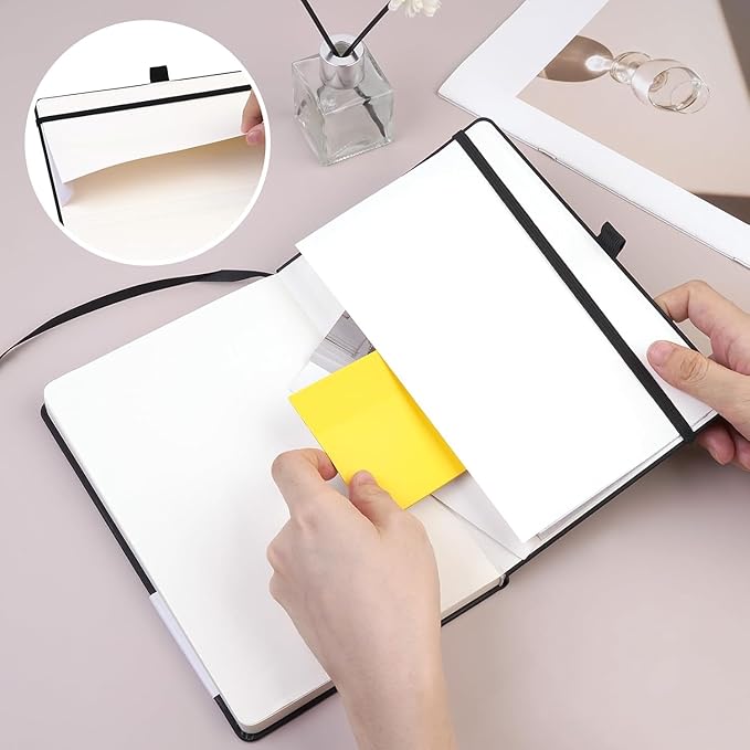 Customizable Notebook- Personalized Cover with Any Design - A6/A5 192 Lined Pages Journaling Notebooks for Work School Business Church