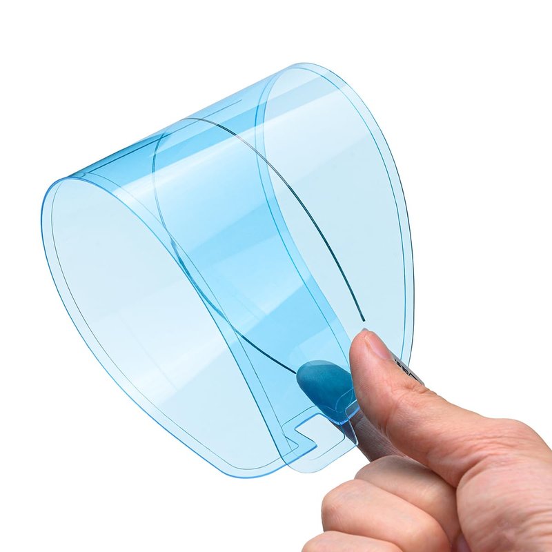 Universal Anti Fog Film for Motorcycle Helmet Visor 3.46" x 10.7"-Helmet Face Shield Anti Fog Visor Insert