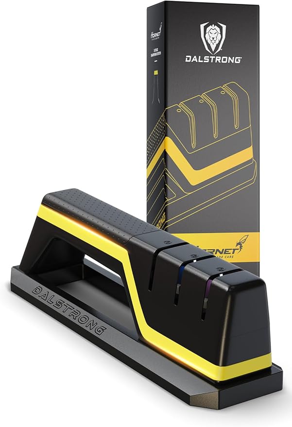 Dalstrong Hornet Knife Sharpener - 3-Stage Ceramic Wheels