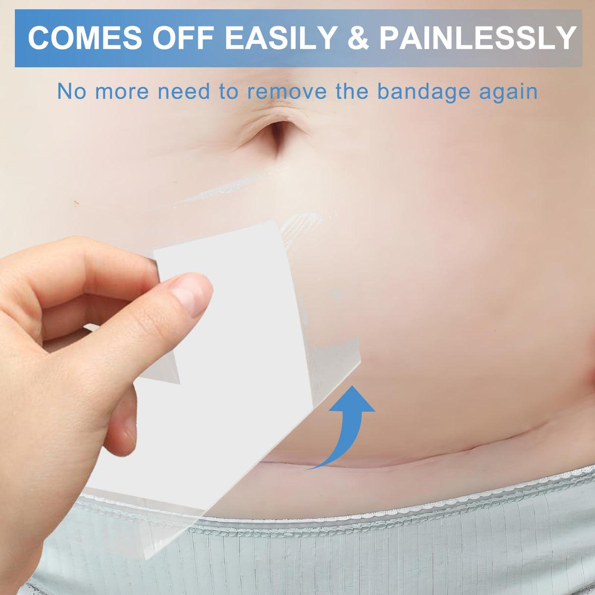 30 Pack 4"x 8" Waterproof Adhesive Island Dressing for Post-Surgery Recovery | Sterile Bordered Gauze Bandages with Non-Stick Pad for Knee/Hip Replacement, Surgical Incision Care & Shower Protection