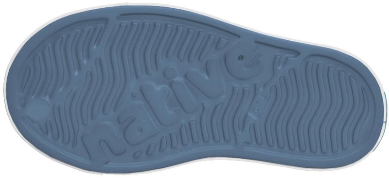 Native Shoes Unisex-Kids Jefferson Sneakers, Oasis Blue/Shell White, 4 Toddler