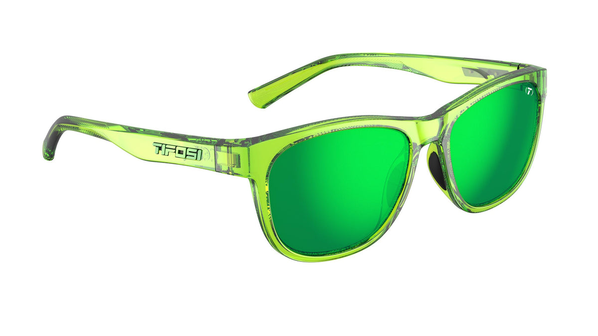 Tifosi Swank Sunglasses (Hyper Lime/Green Mirror with AR)