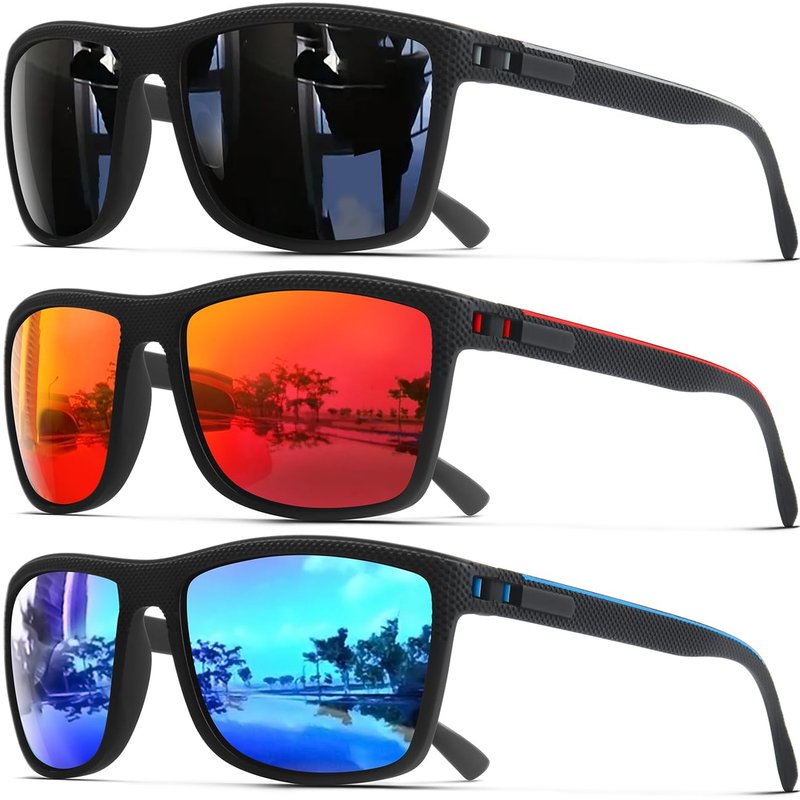 AWGSEE Polarized Sunglasses for Men, UV Protection Lightweight Sun Glasses for Driving Fishing Golf