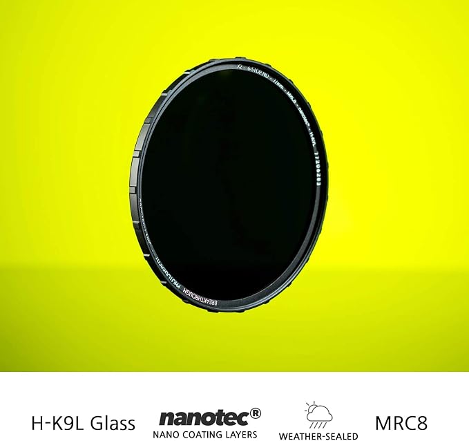 Breakthrough Photography 82mm X2 6-Stop Fixed ND Filter