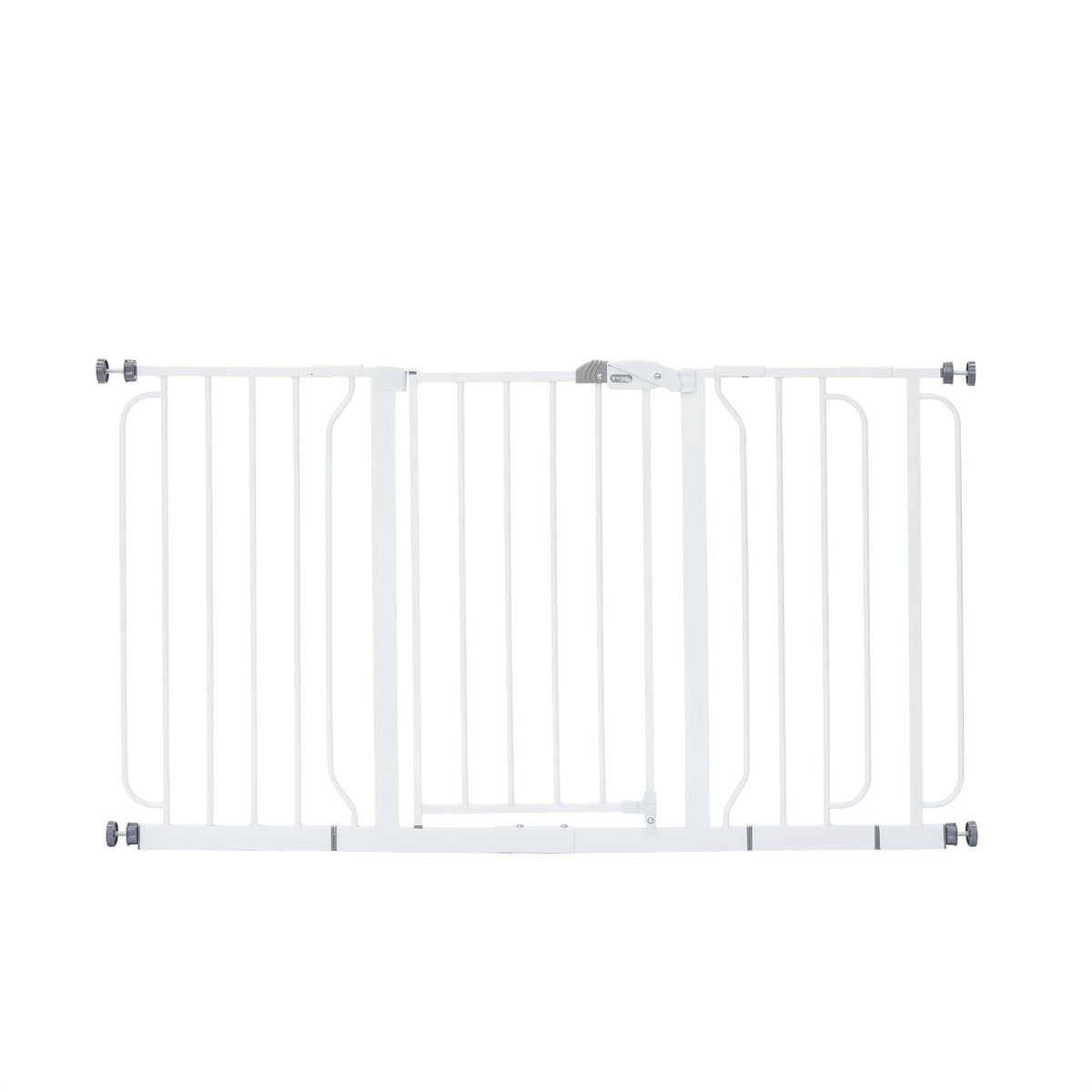 Regalo Safety 29-56" Extra Wide Baby Gate for Doorways & Bottom of Stairs, Pressure Mounted Baby Gate with Door for Babies, Toddlers & Pets, Tested & Safe for 30 Years, American Designed and Owned