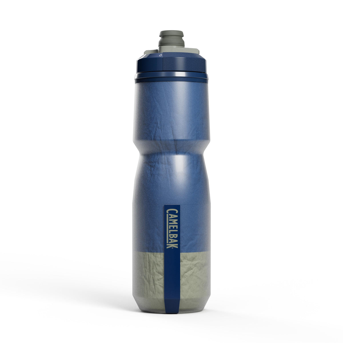 CamelBak Podium Chill Insulated Bike Squeeze Water Bottle, Cold Retention for Cycling, 24oz, Mercury Deep Sea