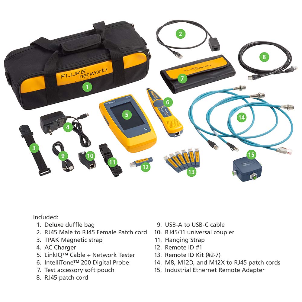 Fluke Networks LIQ-KIT-IE Industrial Ethernet Tester Kit