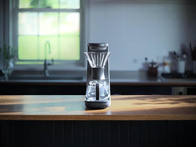 Tiger Hybrid Automatic Coffee Maker | Pour Over & Immersion Coffee Machine | 3 Brew Modes (Classic, Immersion, Iced) | Precision Temp Control | Japanese Design | 24 oz (0.72L) Glass Carafe | Black