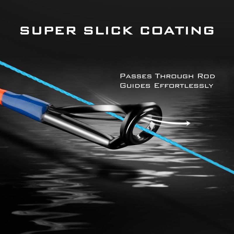 KastKing Superpower Braided Fishing Line, Sky Blue, 65 LB, 150 Yds