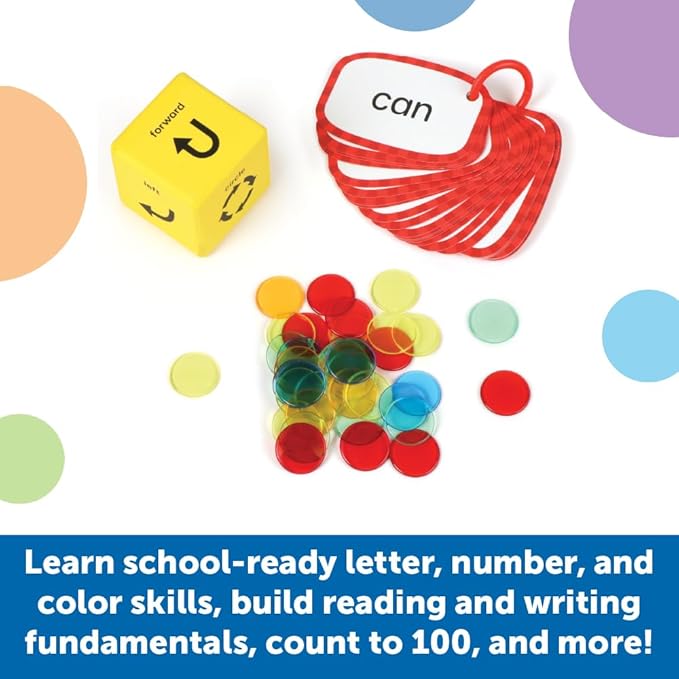 Learning Resources Skill Builders Summer Learning Activity Set PreK to Kindergarten, Ages 4+, Handwriting Practice for Kids, Reading Games, Back to School Supplies,320 Pieces