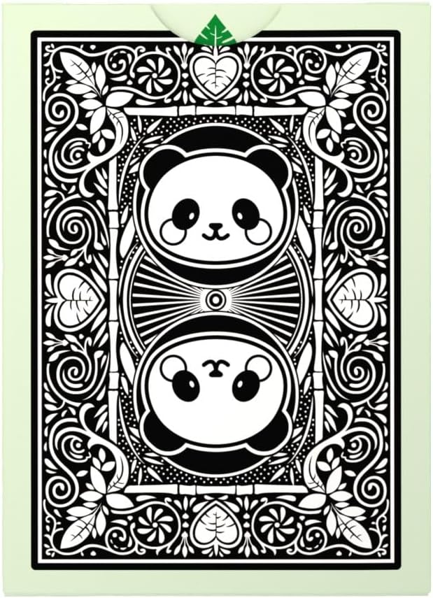 Bicycle Panda Playing Cards, Cute Animal Playing Cards, 1 Deck