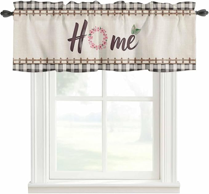 Spring Flowers Curtain Valances