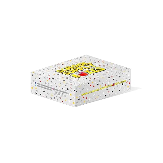 School Supply Boxes | Elementary School Bundle (1 Box) | Back to School Essentials Kit for Students & Teachers | Includes Wide-Ruled Paper Products, Crayons, Markers, Colored Pencils, & More