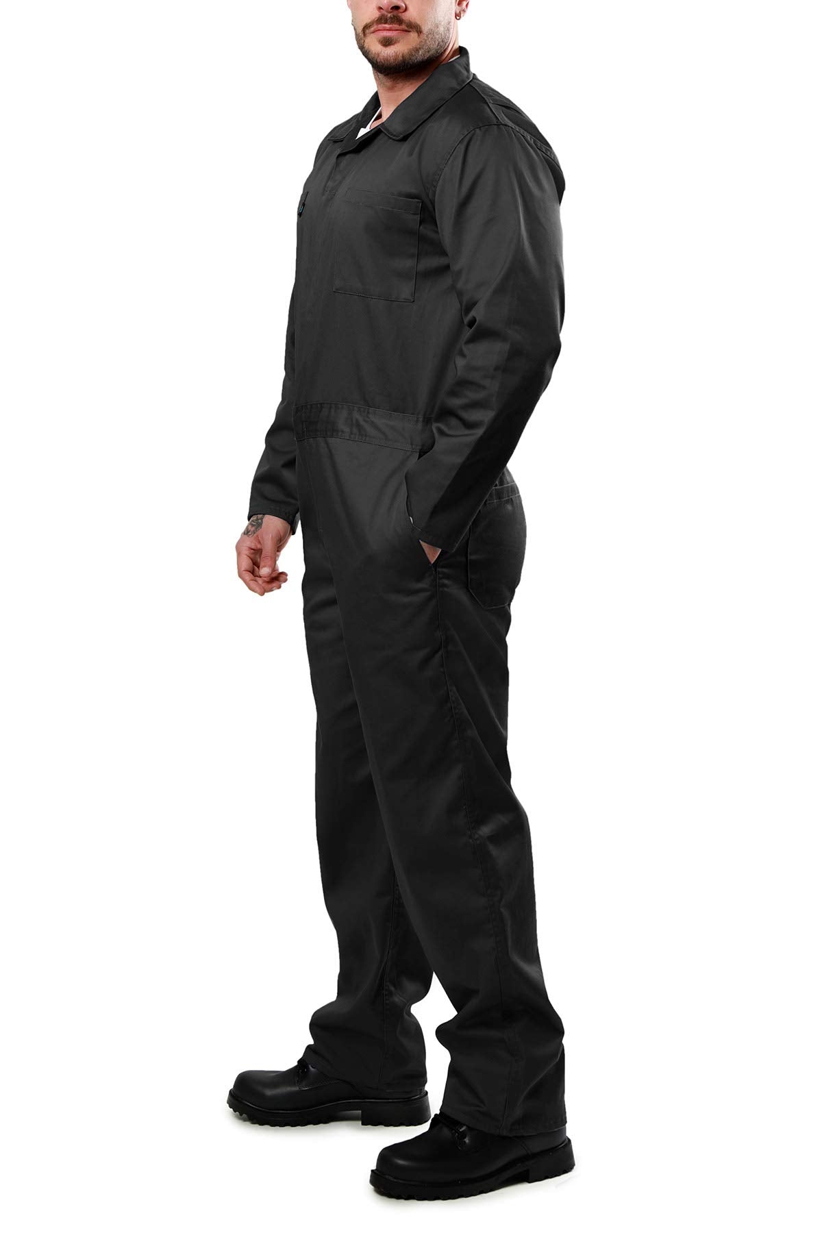 Kolossus Coveralls for Men Long Sleeve Cotton Blend Work Jumpsuit