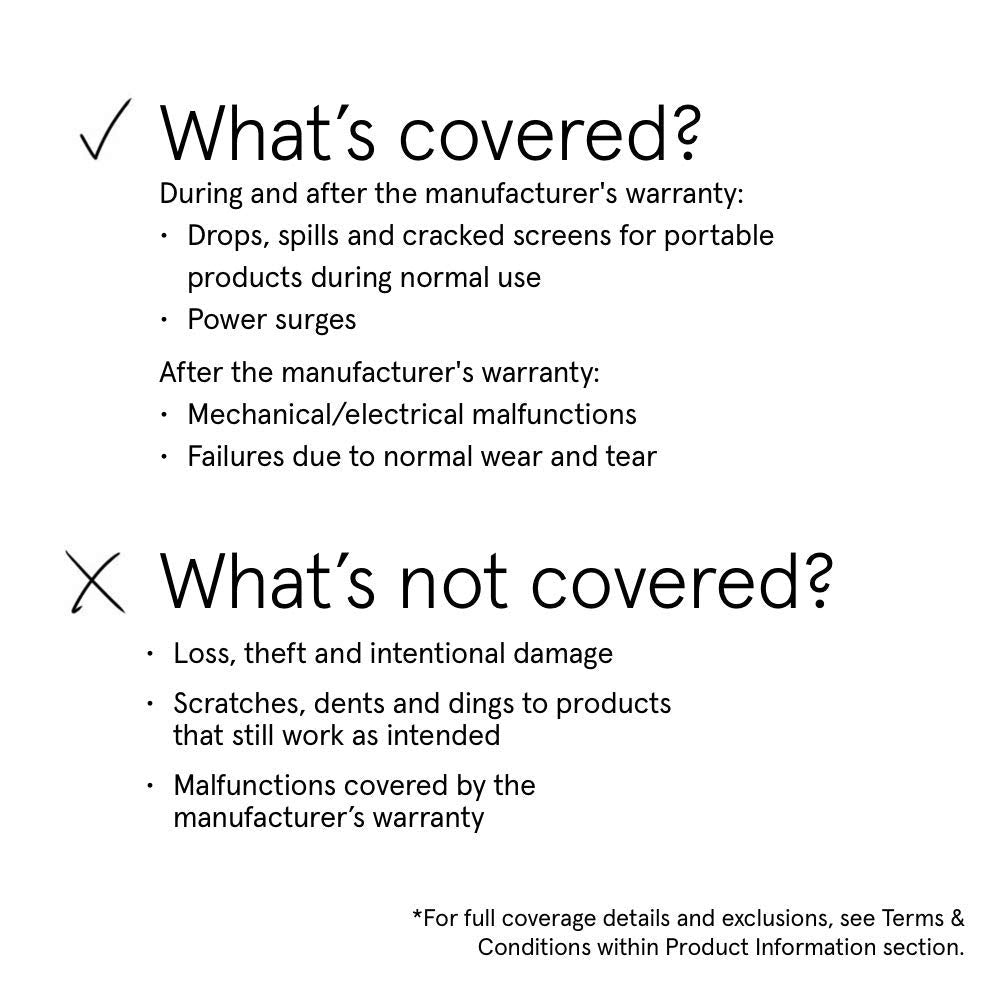 ASURION 3 Year Home Improvement Protection Plan ($125 - $149.99)